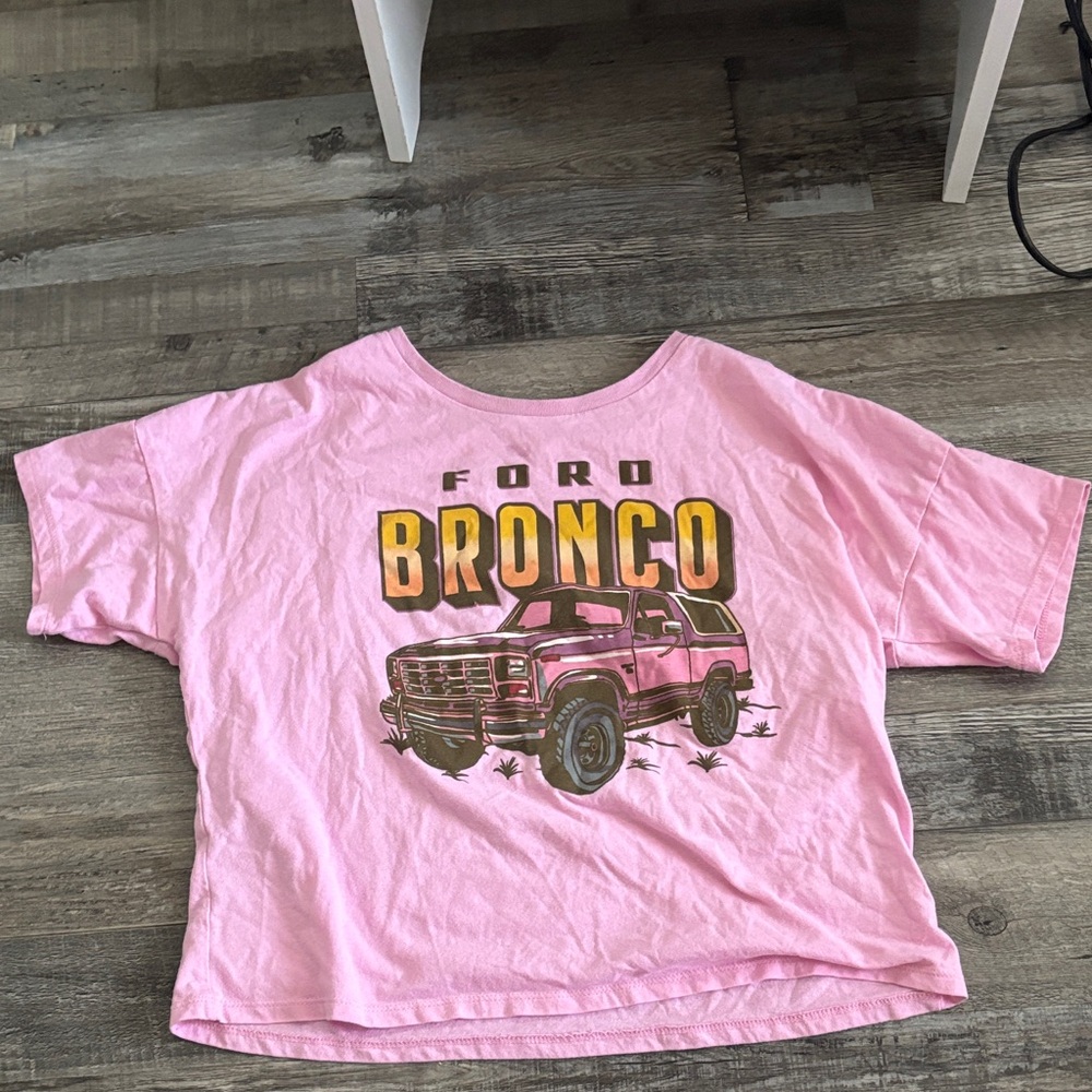 Wonder Nation Pink Ford Bronco Kids Shirt